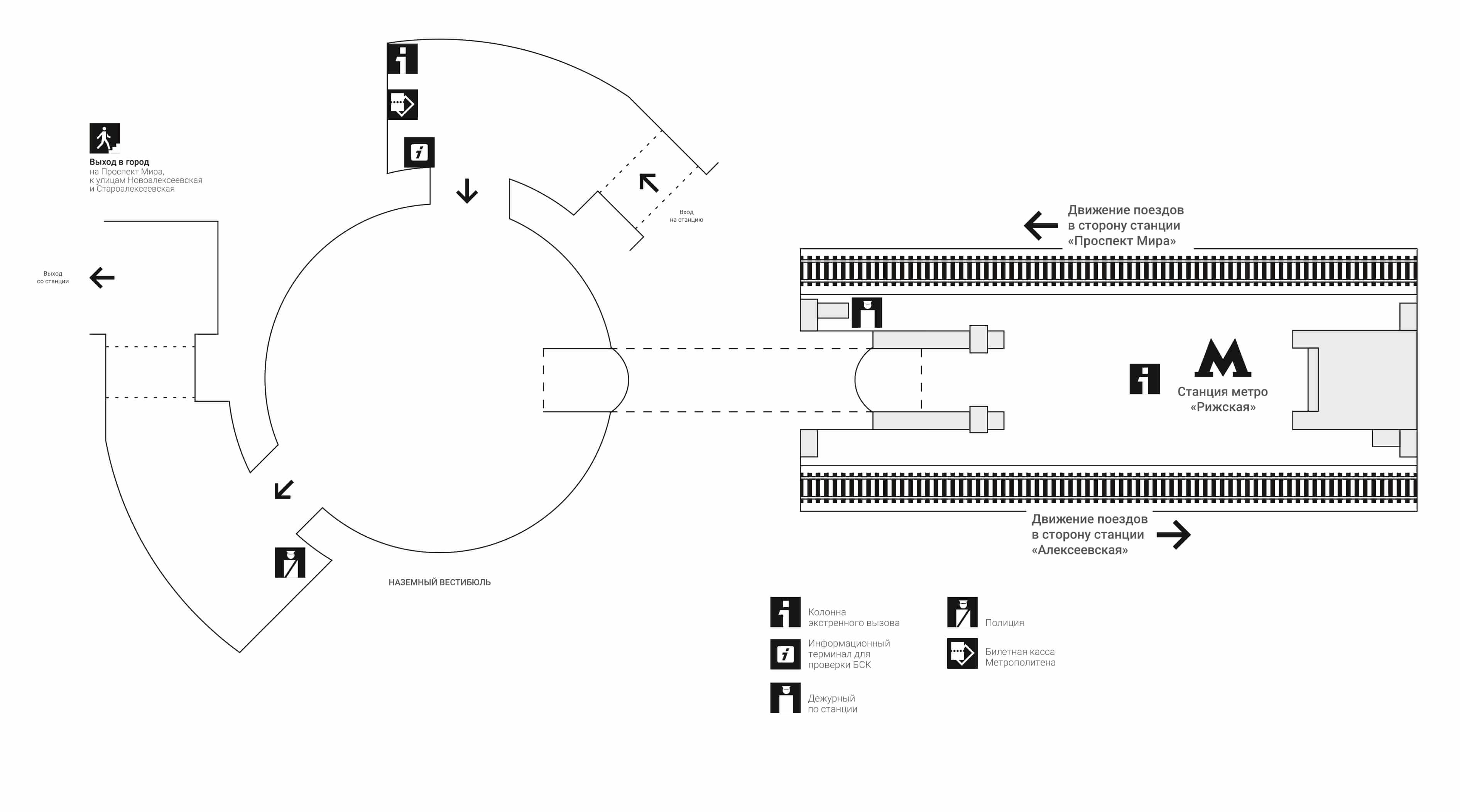 Москва метро выходы. ВДНХ станция метро схема. Схема станции метро Рижская. Схема станции Алексеевская. Станция метро ВДНХ выходы схема.